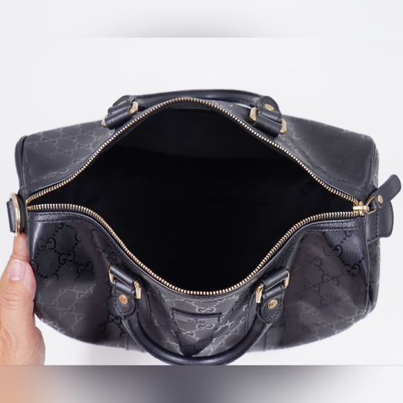 AY16❤️ Gucci GG Imprimé Medium Joy Boston Bag - Picture 9 of 15